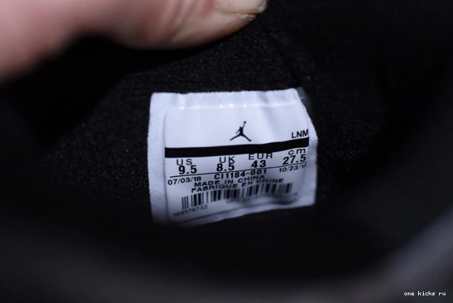 Chep Onekick Laser Black Air CI1184-001 Jordan Retro 4 0703